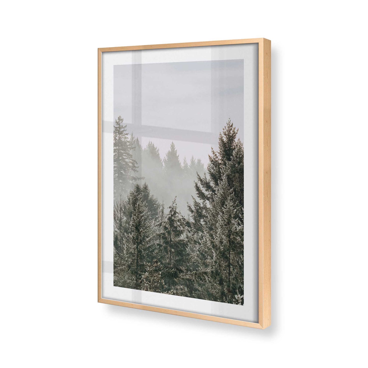 [Color:Raw Maple], Picture of art in a Raw Maple frame of the corner