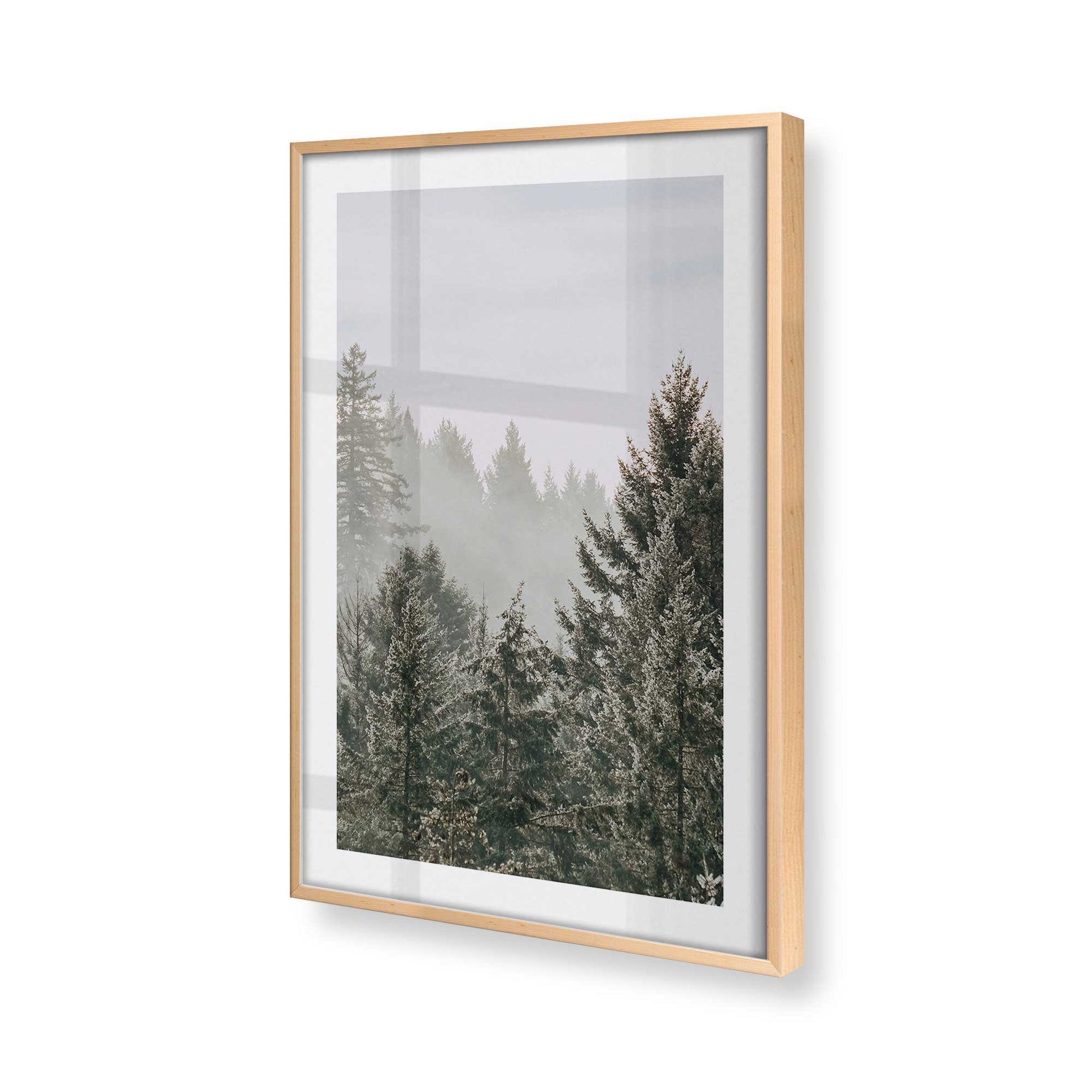 [Color:Raw Maple], Picture of art in a Raw Maple frame of the corner