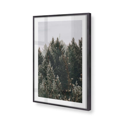 [Color:Weathered Zinc], Picture of art in a Weathered Zinc frame of the corner