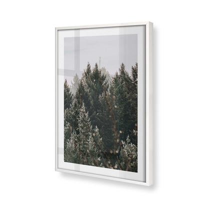 [Color:Opaque White], Picture of art in a Opaque White frame of the corner