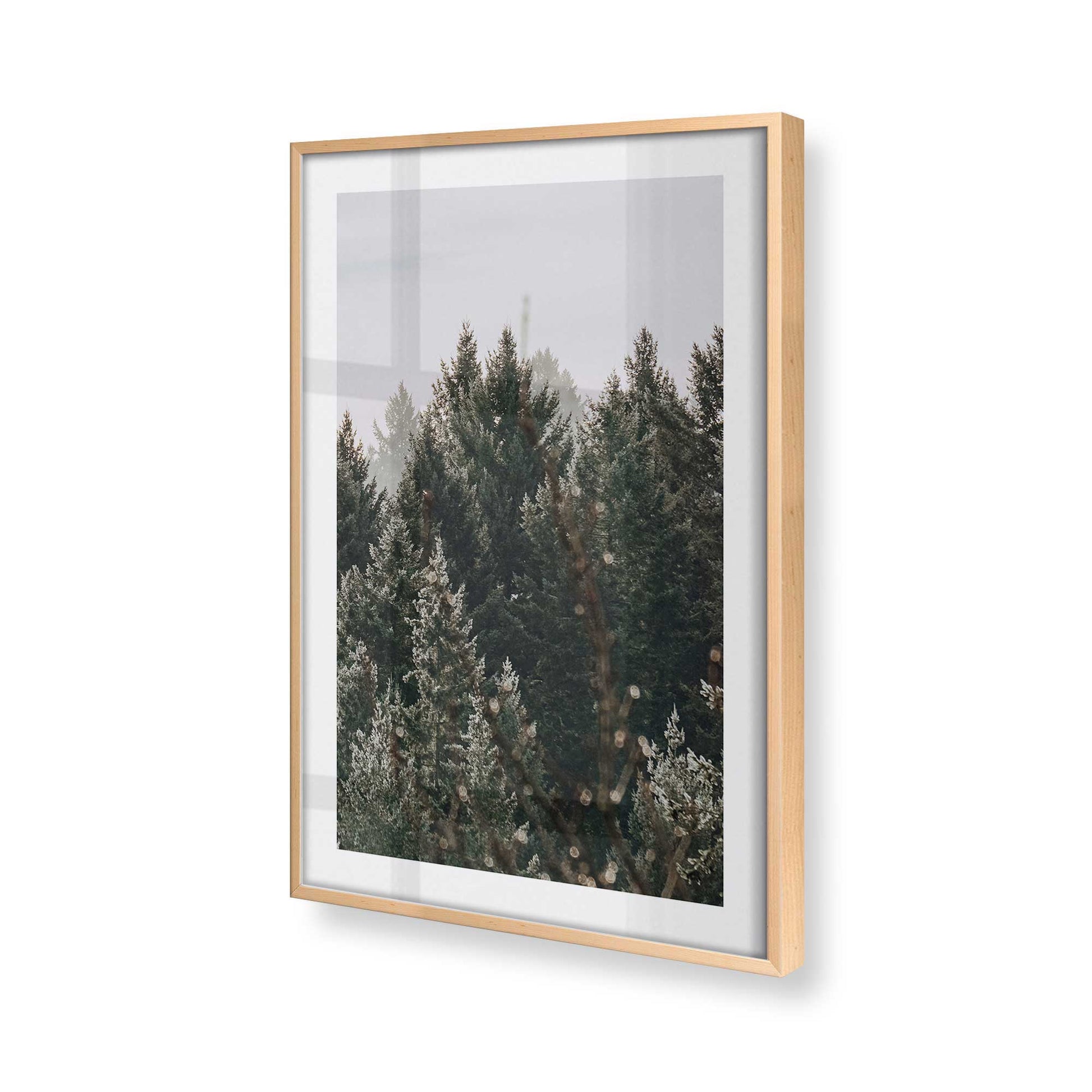[Color:Raw Maple], Picture of art in a Raw Maple frame of the corner