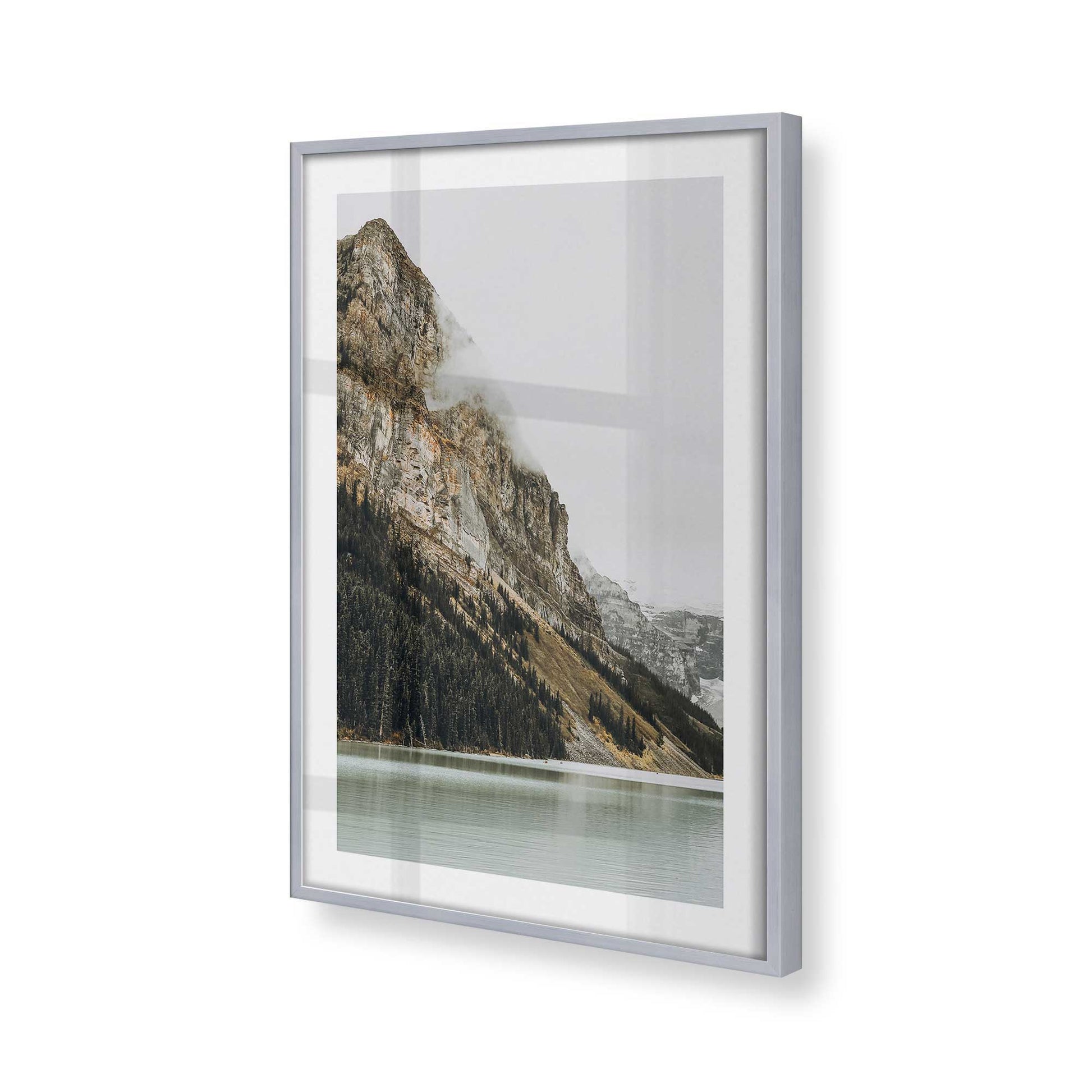 [Color:Polished Chrome], Picture of art in a Polished Chrome frame of the corner