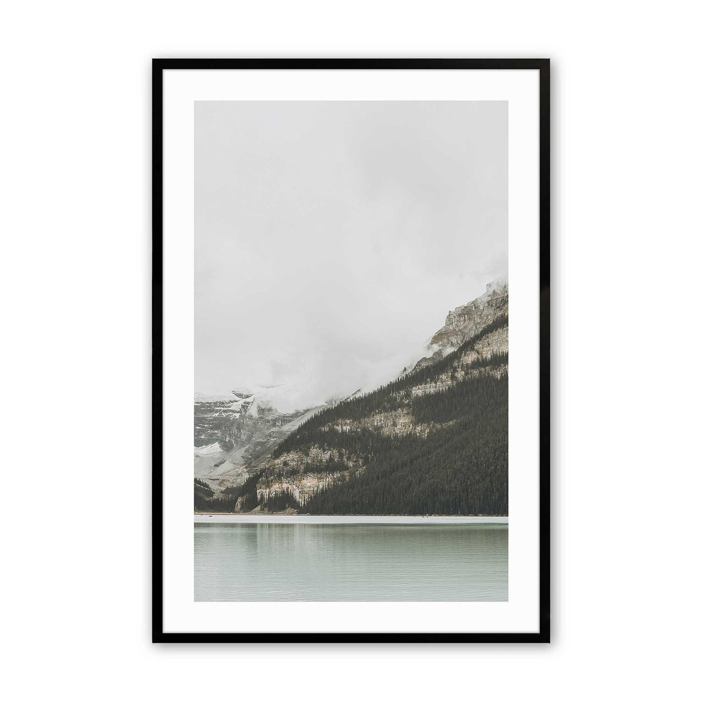 [Color:Satin Black], Picture of art in a Satin Black frame