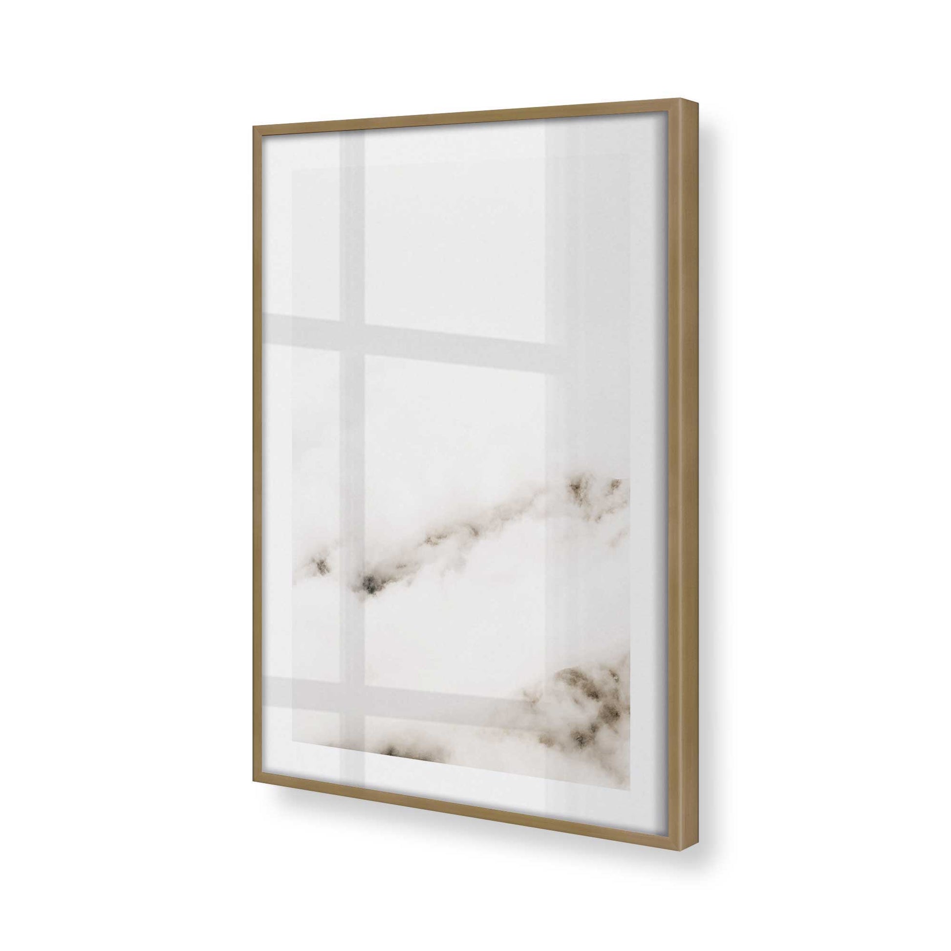 [Color:Brushed Gold], Picture of art in a Brushed Gold frame of the corner