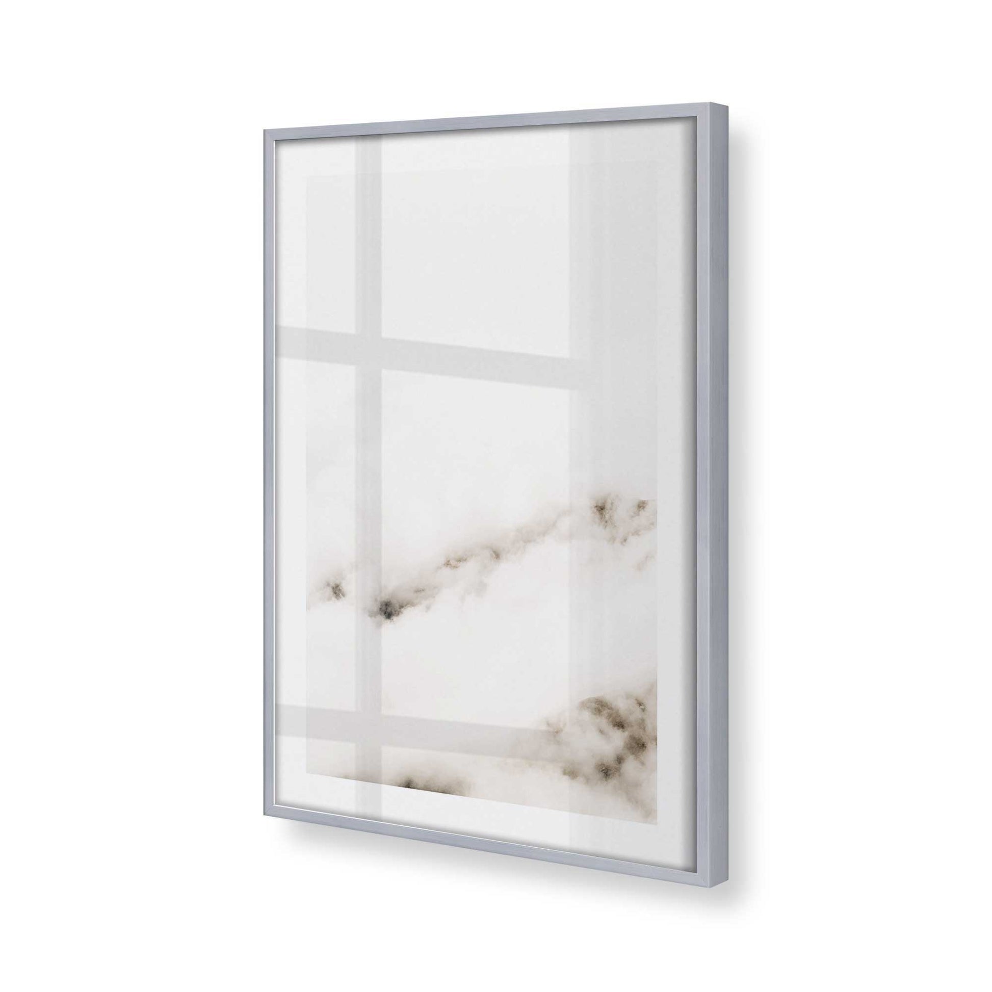 [Color:Polished Chrome], Picture of art in a Polished Chrome frame of the corner