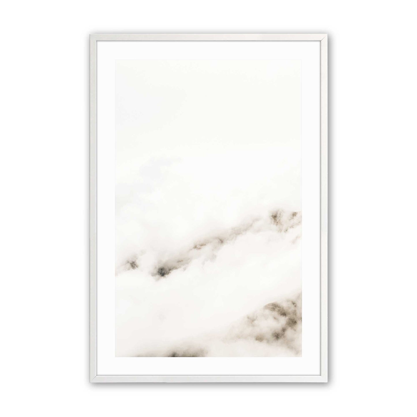 [Color:Opaque White], Picture of art in a Opaque White frame