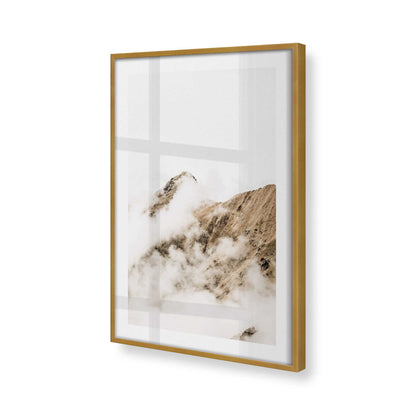[Color:Polished Gold], Picture of art in a Polished Gold frame of the corner
