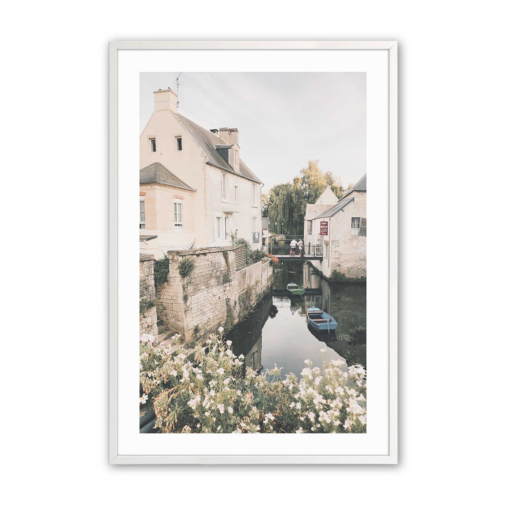 [Color:Opaque White], Picture of art in a Opaque White frame