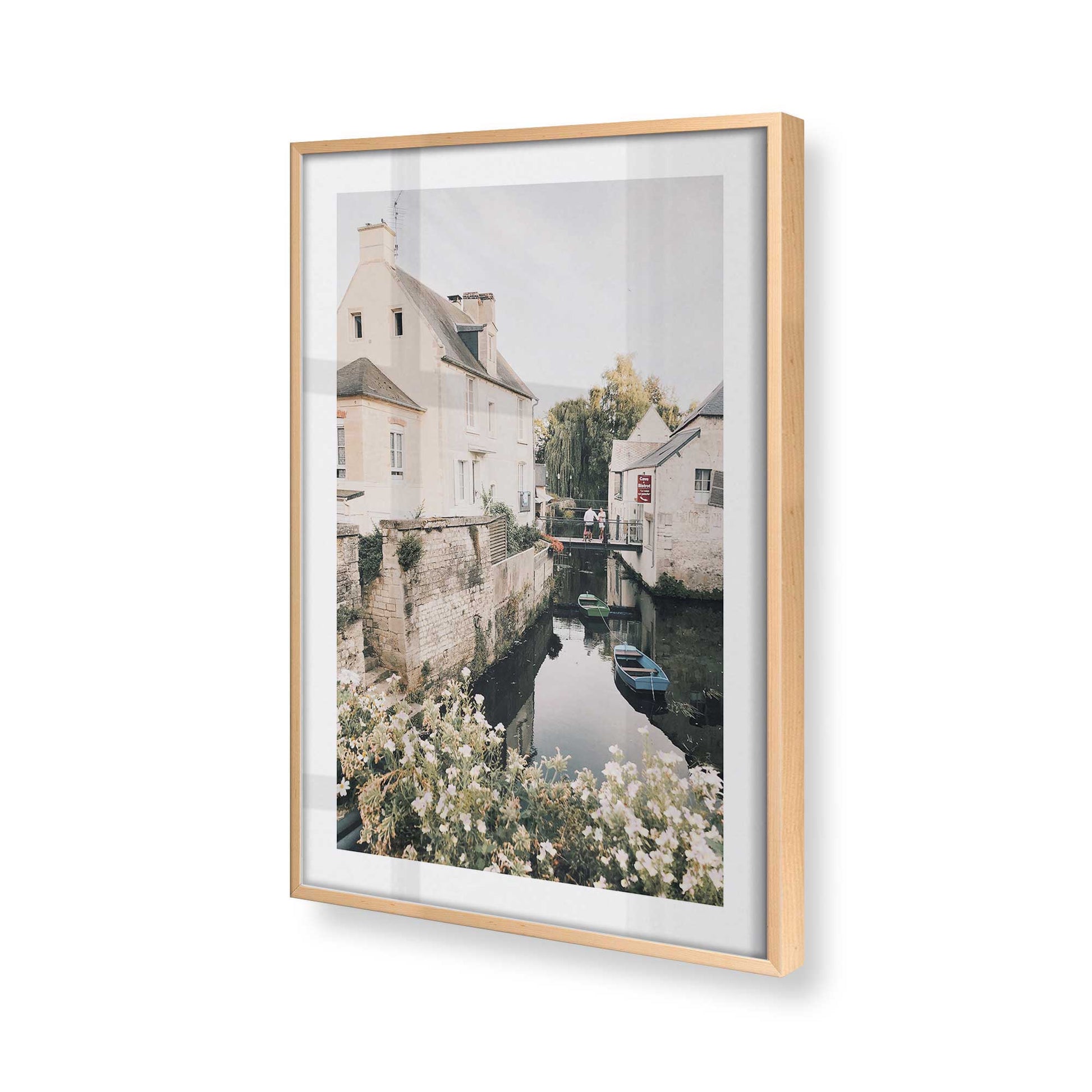 [Color:Raw Maple], Picture of art in a Raw Maple frame of the corner