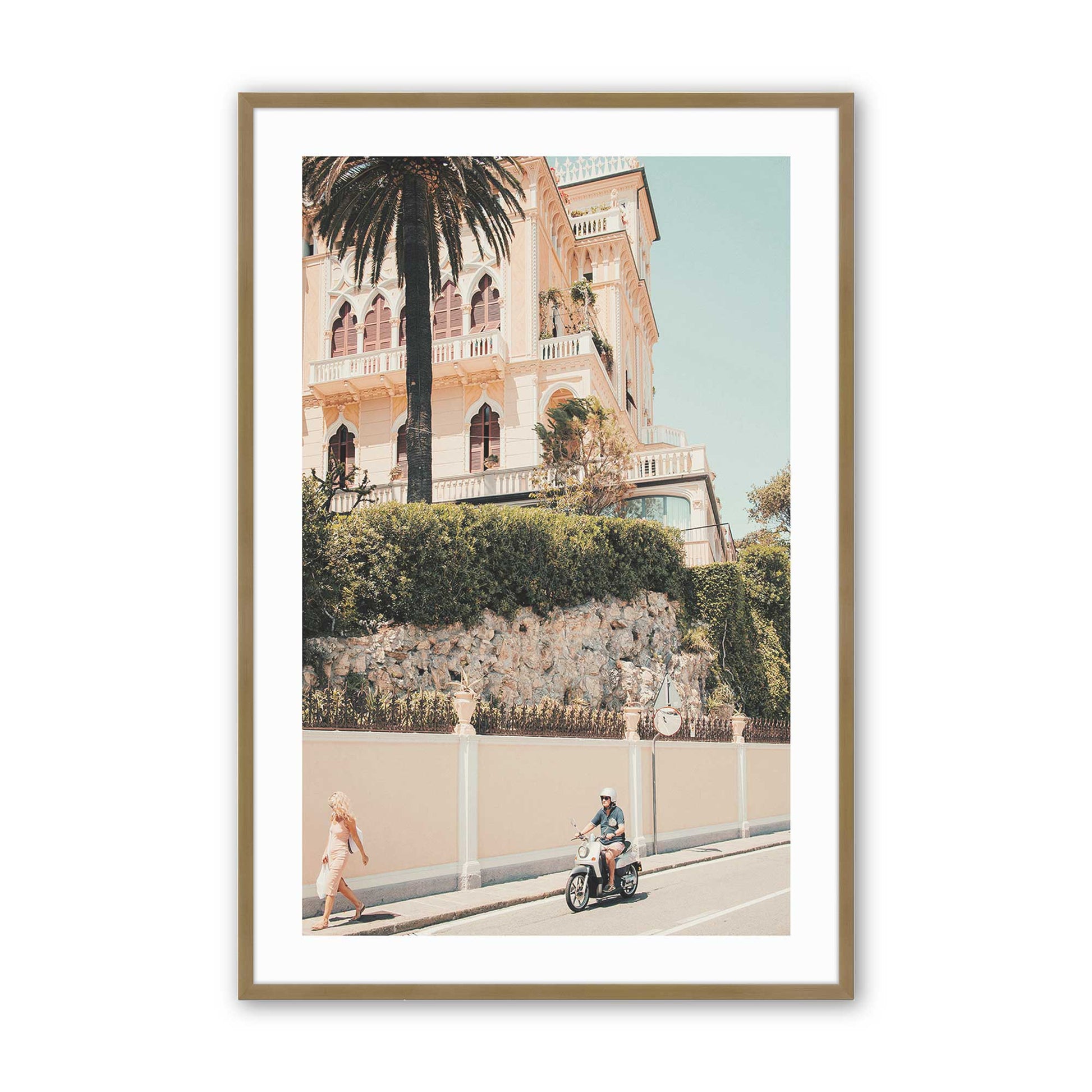 [Color:Brushed Gold], Picture of art in a Brushed Gold frame