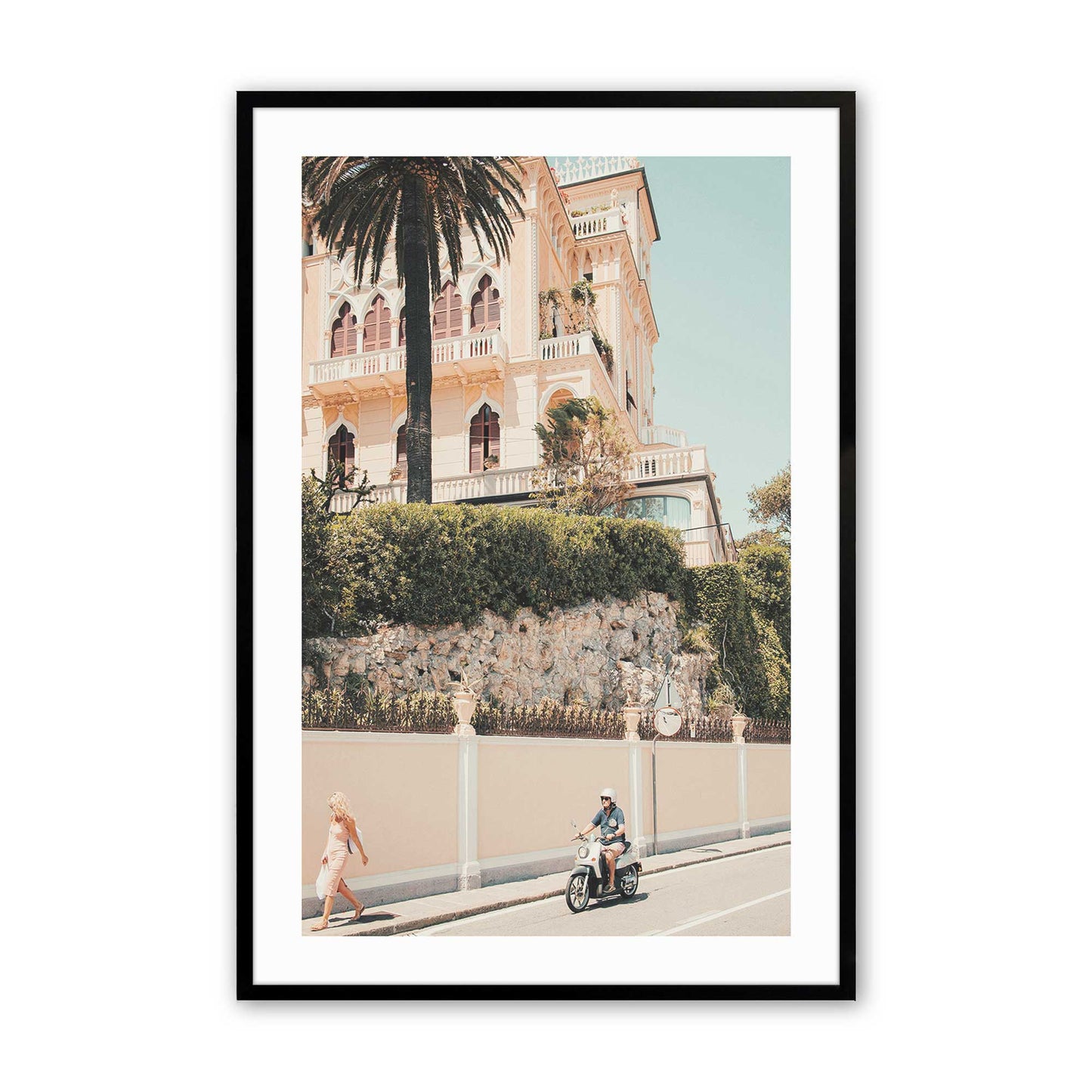 [Color:Satin Black], Picture of art in a Satin Black frame