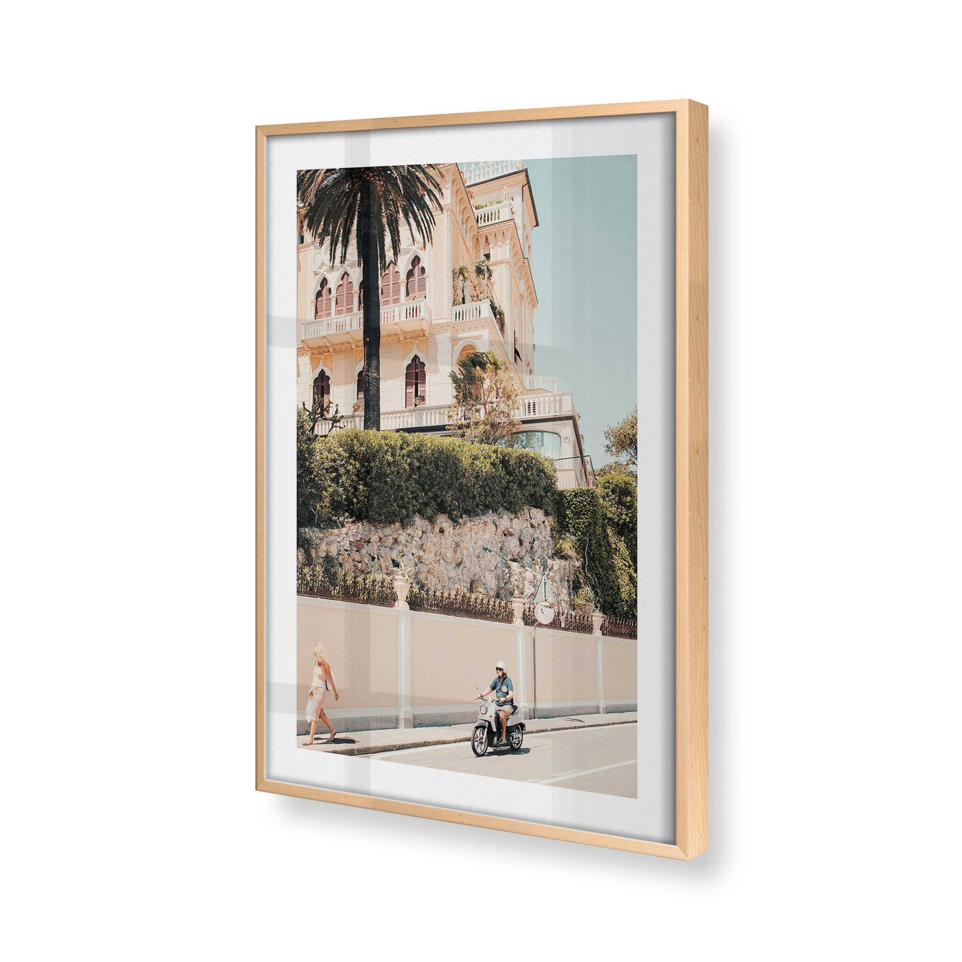 [Color:Raw Maple], Picture of art in a Raw Maple frame of the corner