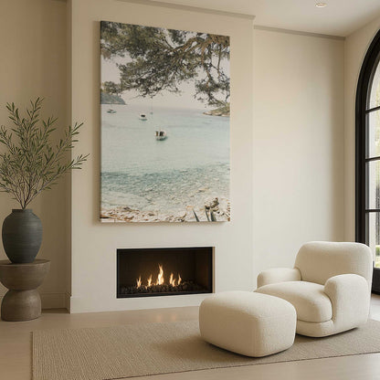 [Color:Stretched Canvas], Picture of art in a room