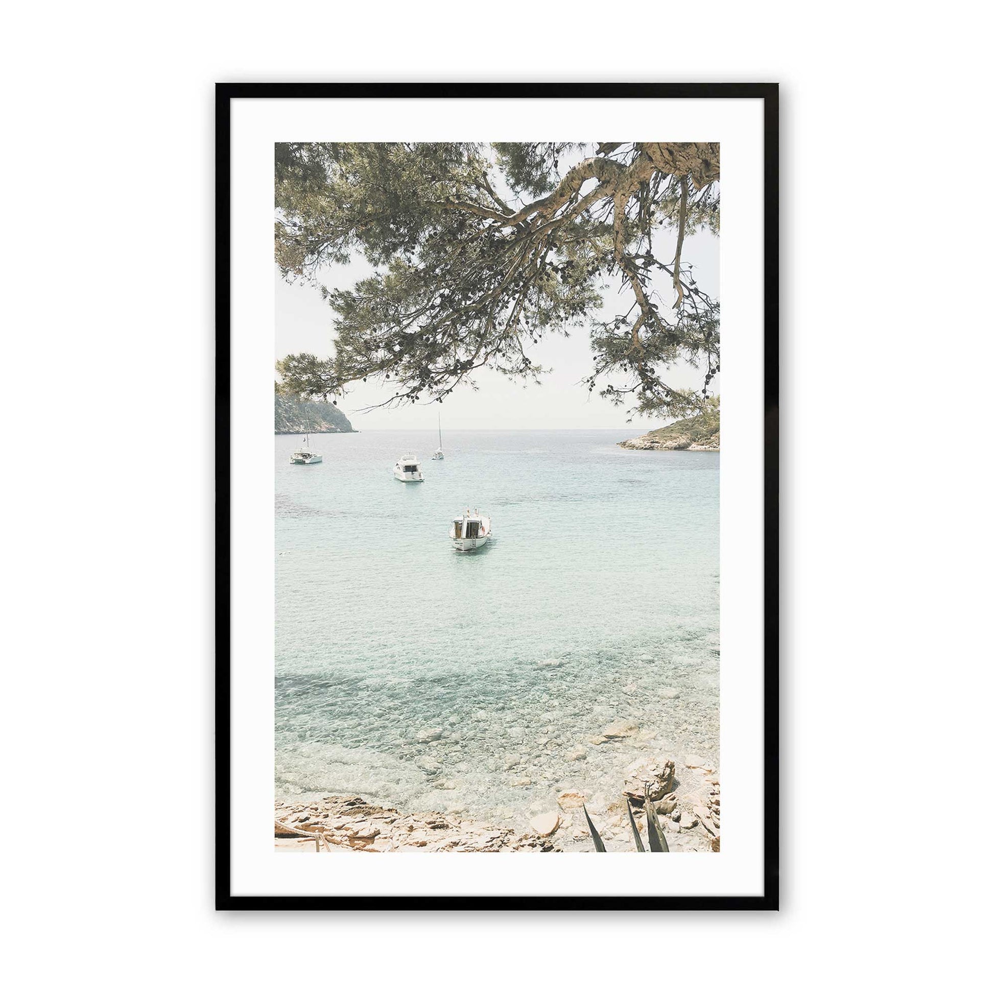 [Color:Satin Black], Picture of art in a Satin Black frame
