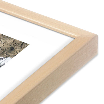 [Color:Raw Maple], Picture of art in a Raw Maple frame at an angle
