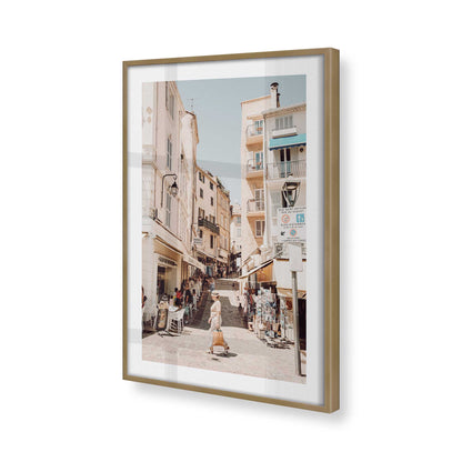 [Color:Brushed Gold], Picture of art in a Brushed Gold frame of the corner