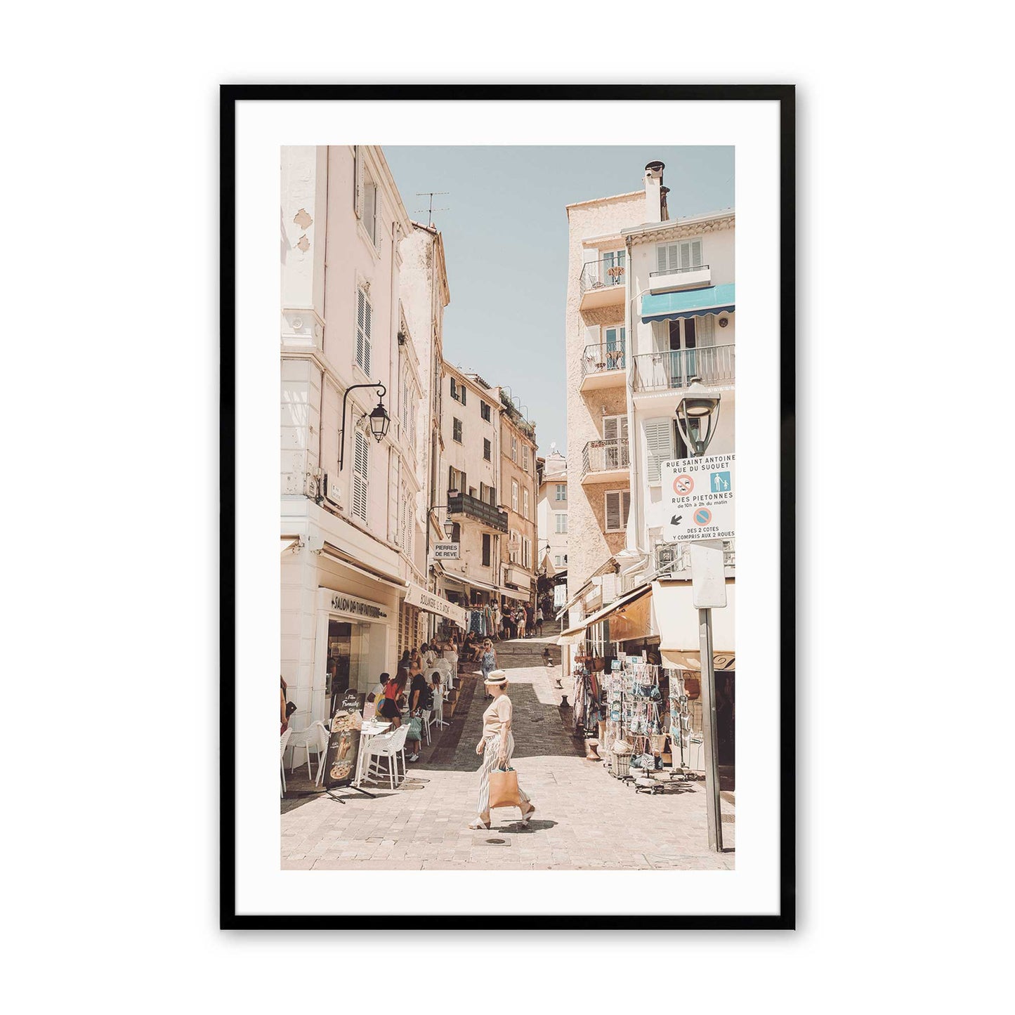 [Color:Satin Black], Picture of art in a Satin Black frame