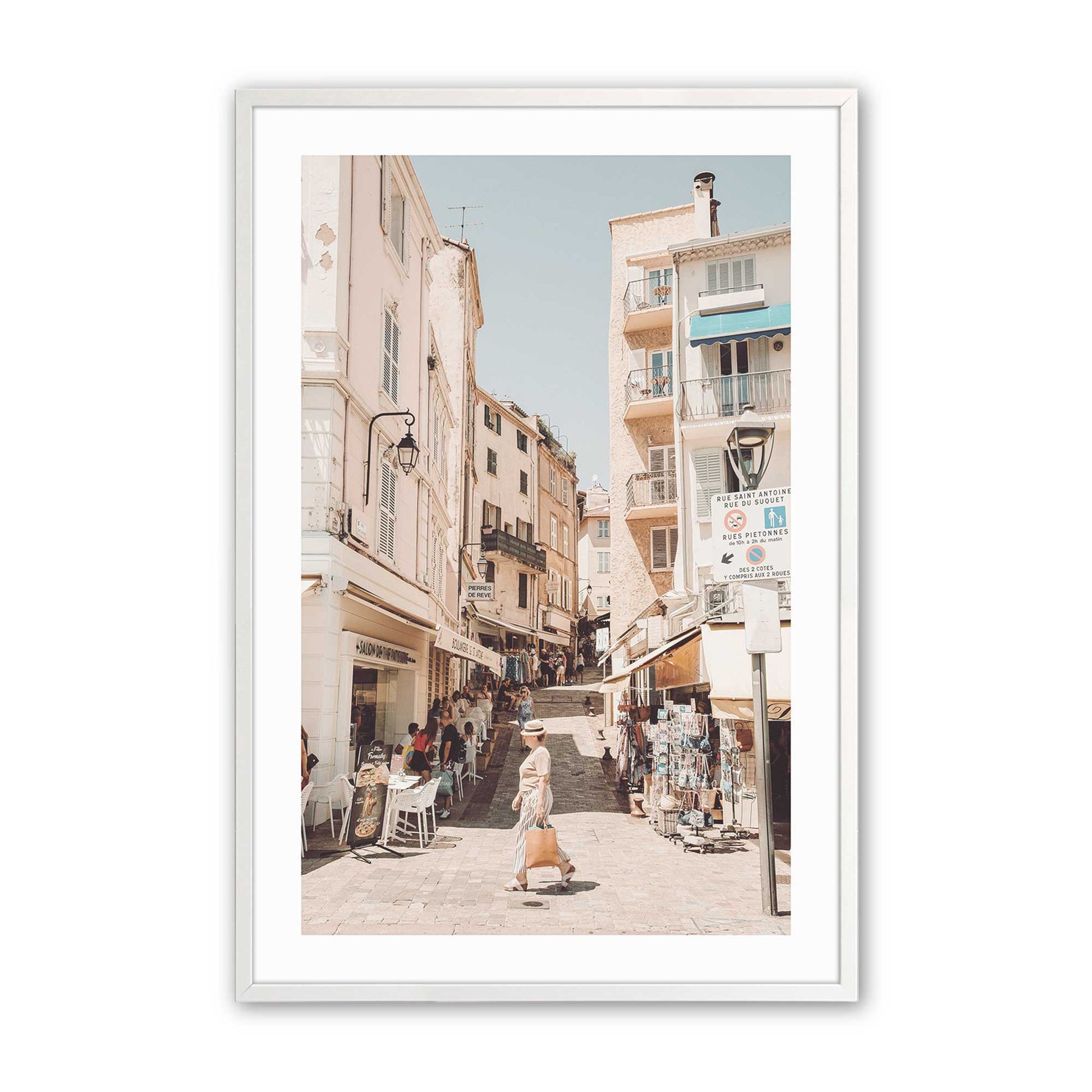 [Color:Opaque White], Picture of art in a Opaque White frame