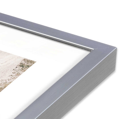 [Color:Polished Chrome], Picture of art in a Polished Chrome frame at an angle