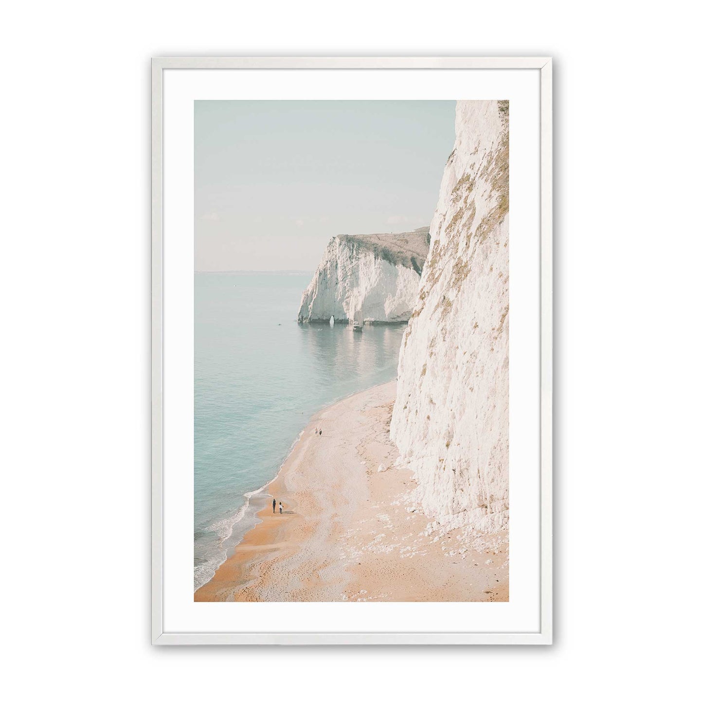 [Color:Opaque White], Picture of art in a Opaque White frame