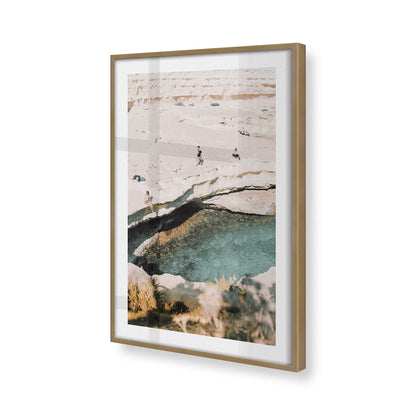 [Color:Brushed Gold], Picture of art in a Brushed Gold frame of the corner