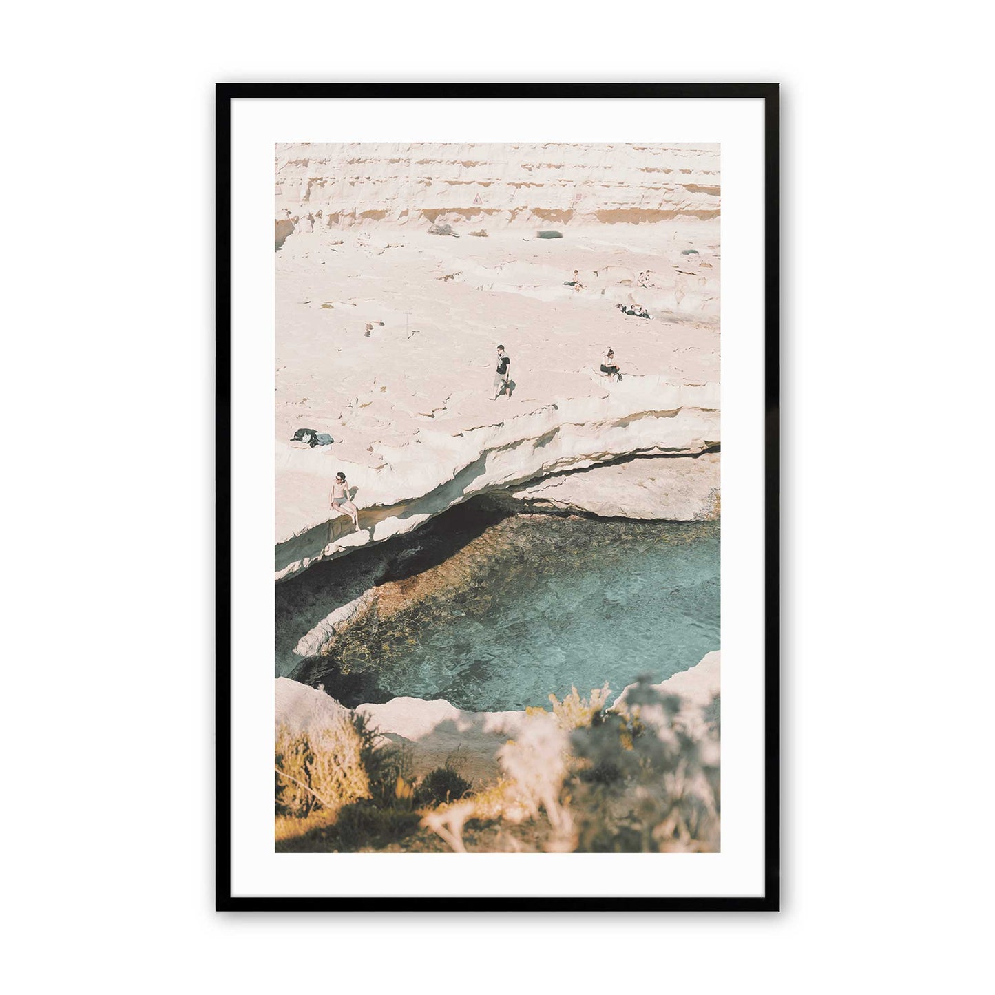 [Color:Satin Black], Picture of art in a Satin Black frame