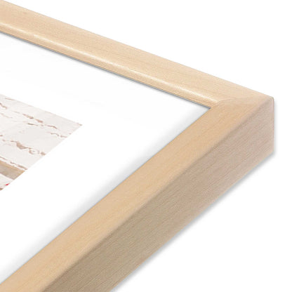 [Color:Raw Maple], Picture of art in a Raw Maple frame at an angle