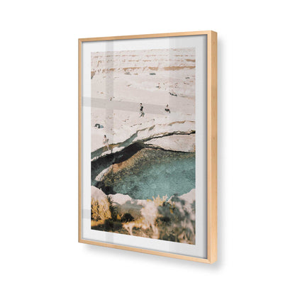 [Color:Raw Maple], Picture of art in a Raw Maple frame of the corner