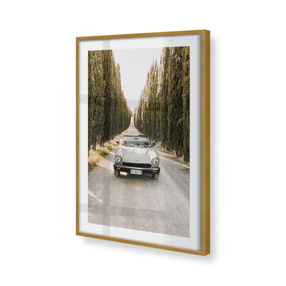 [Color:Polished Gold], Picture of art in a Polished Gold frame of the corner