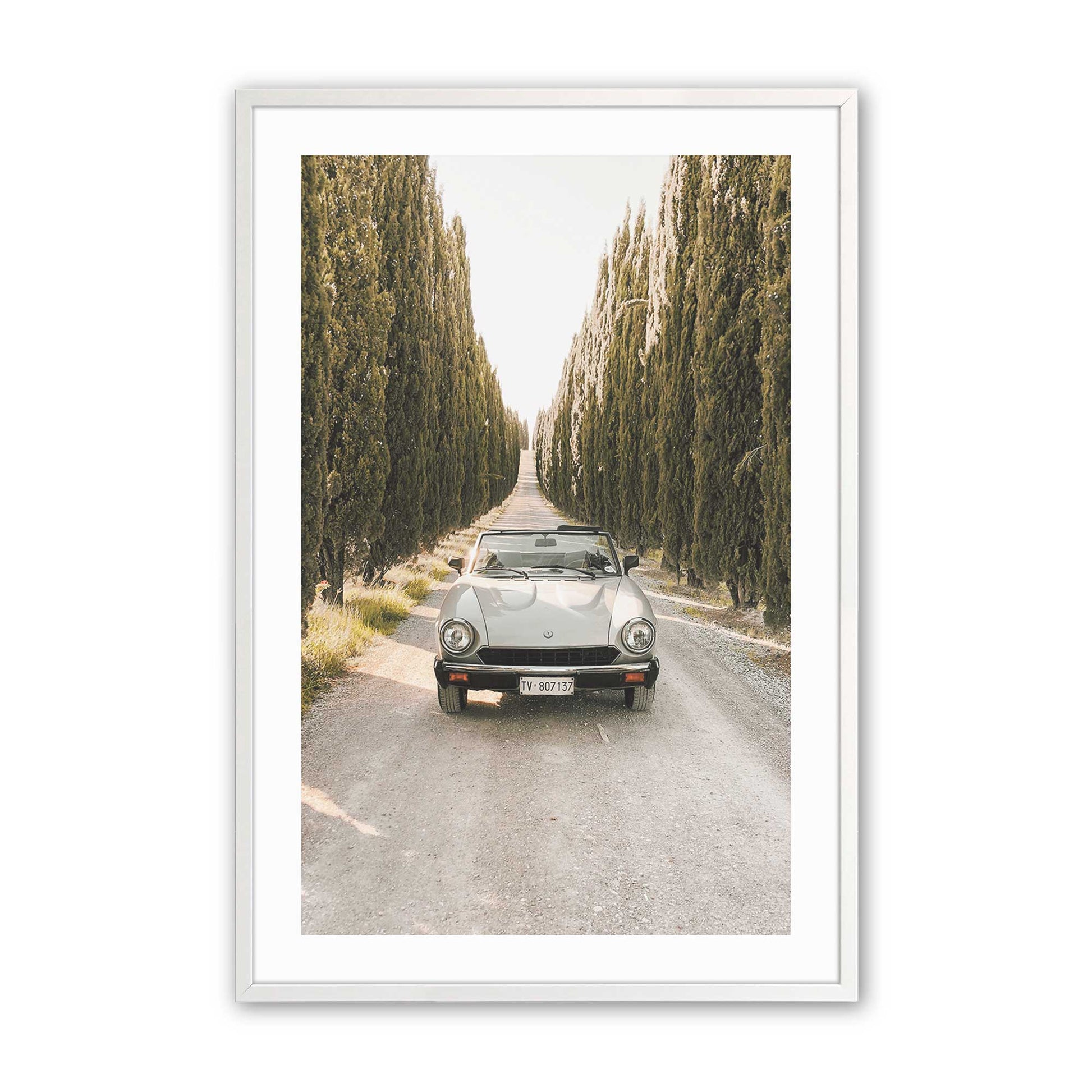 [Color:Opaque White], Picture of art in a Opaque White frame