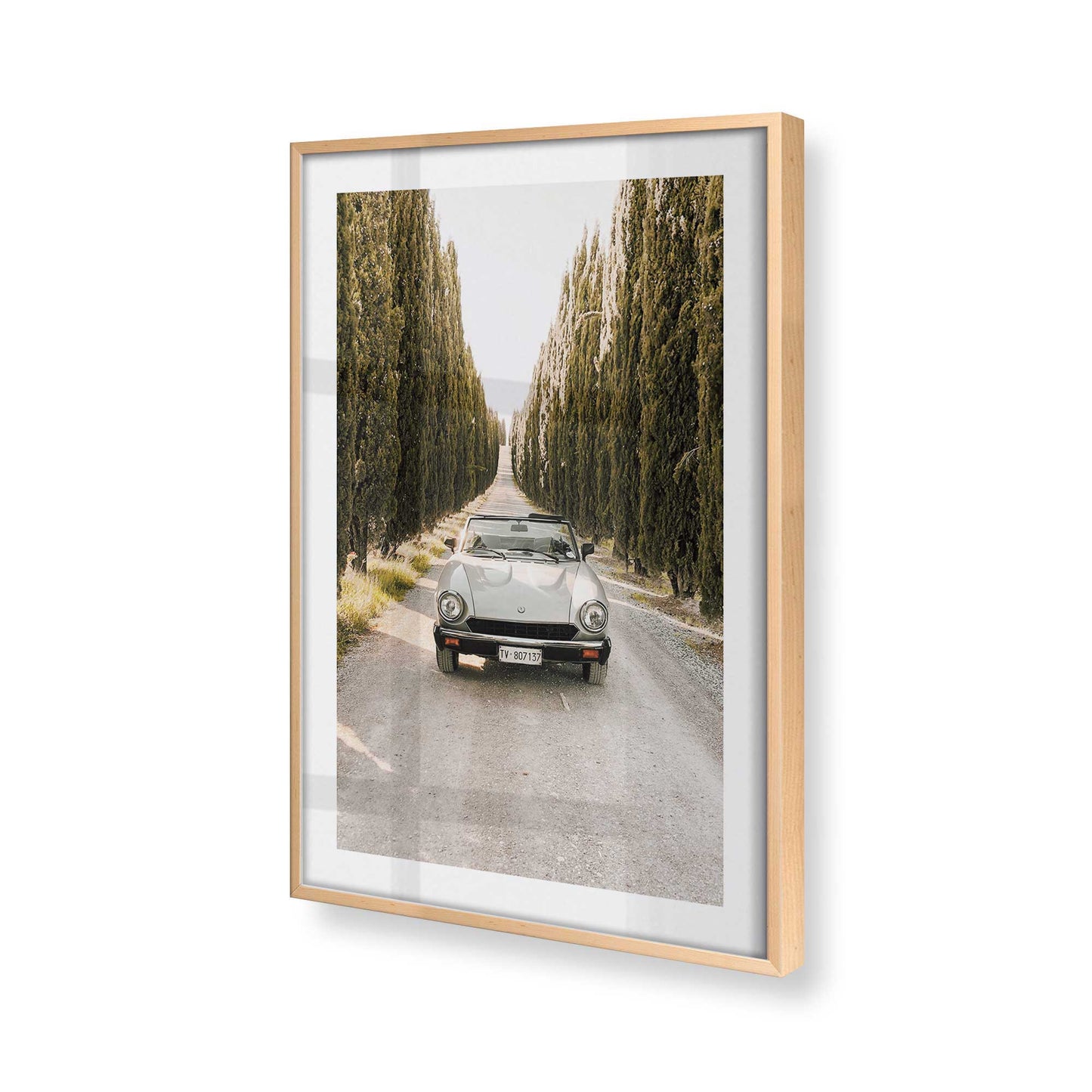 [Color:Raw Maple], Picture of art in a Raw Maple frame of the corner