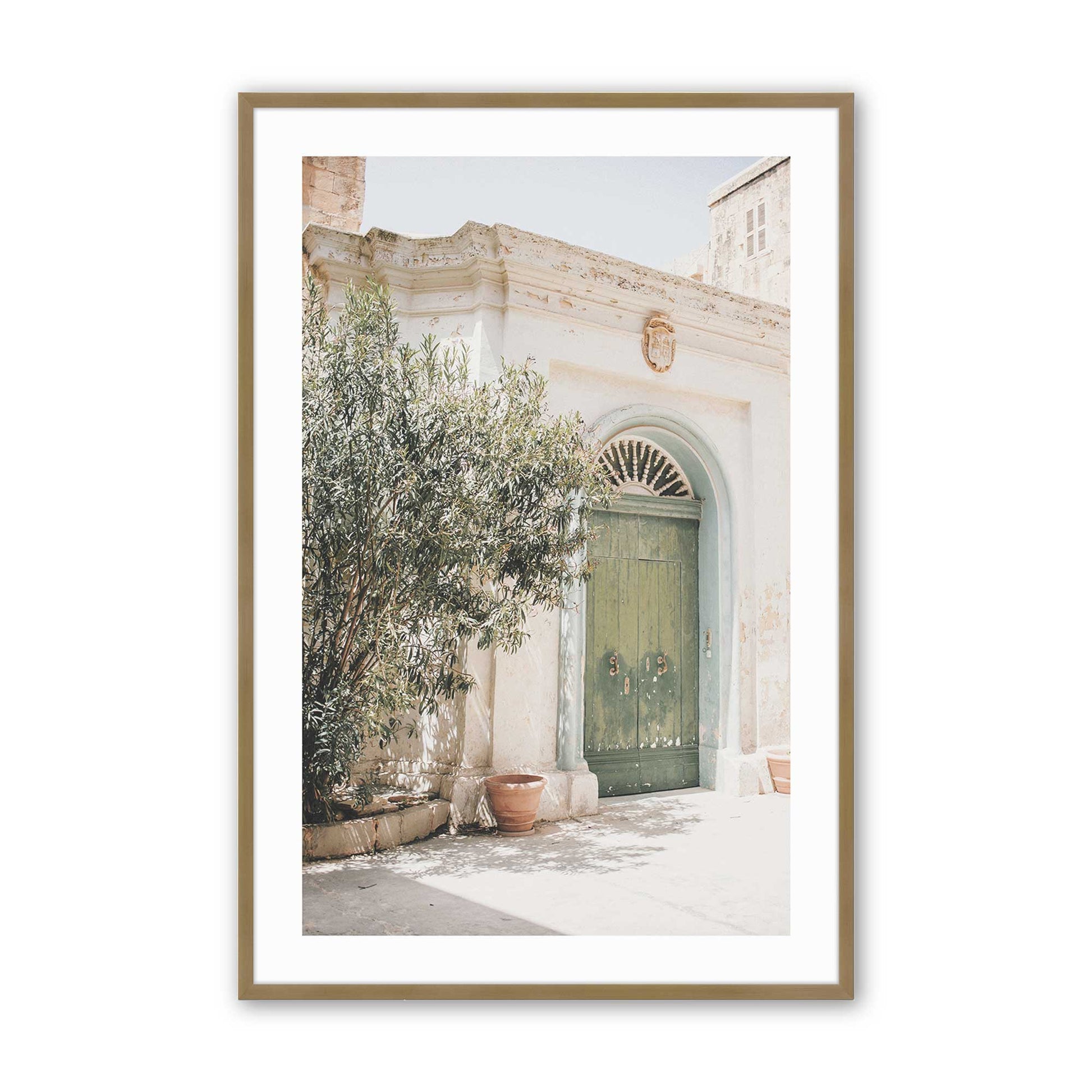 [Color:Brushed Gold], Picture of art in a Brushed Gold frame