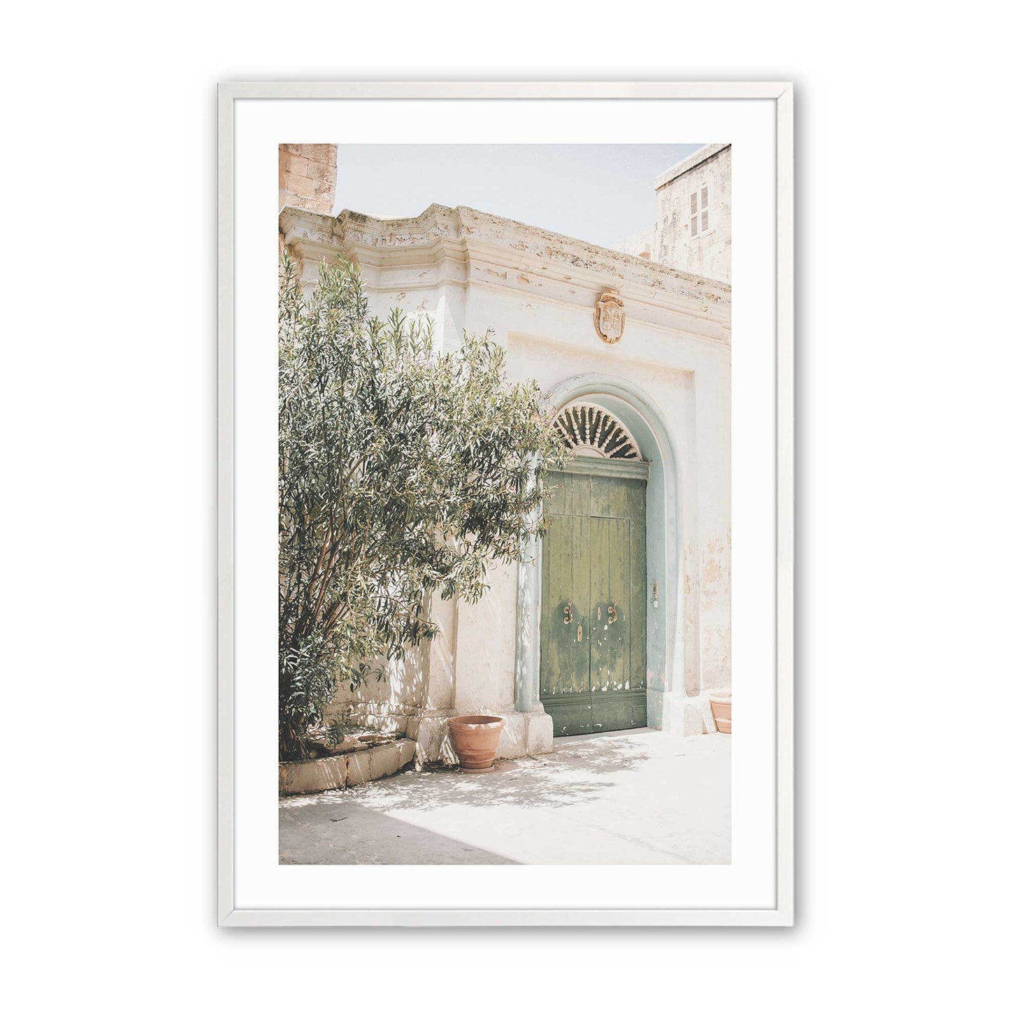 [Color:Opaque White], Picture of art in a Opaque White frame