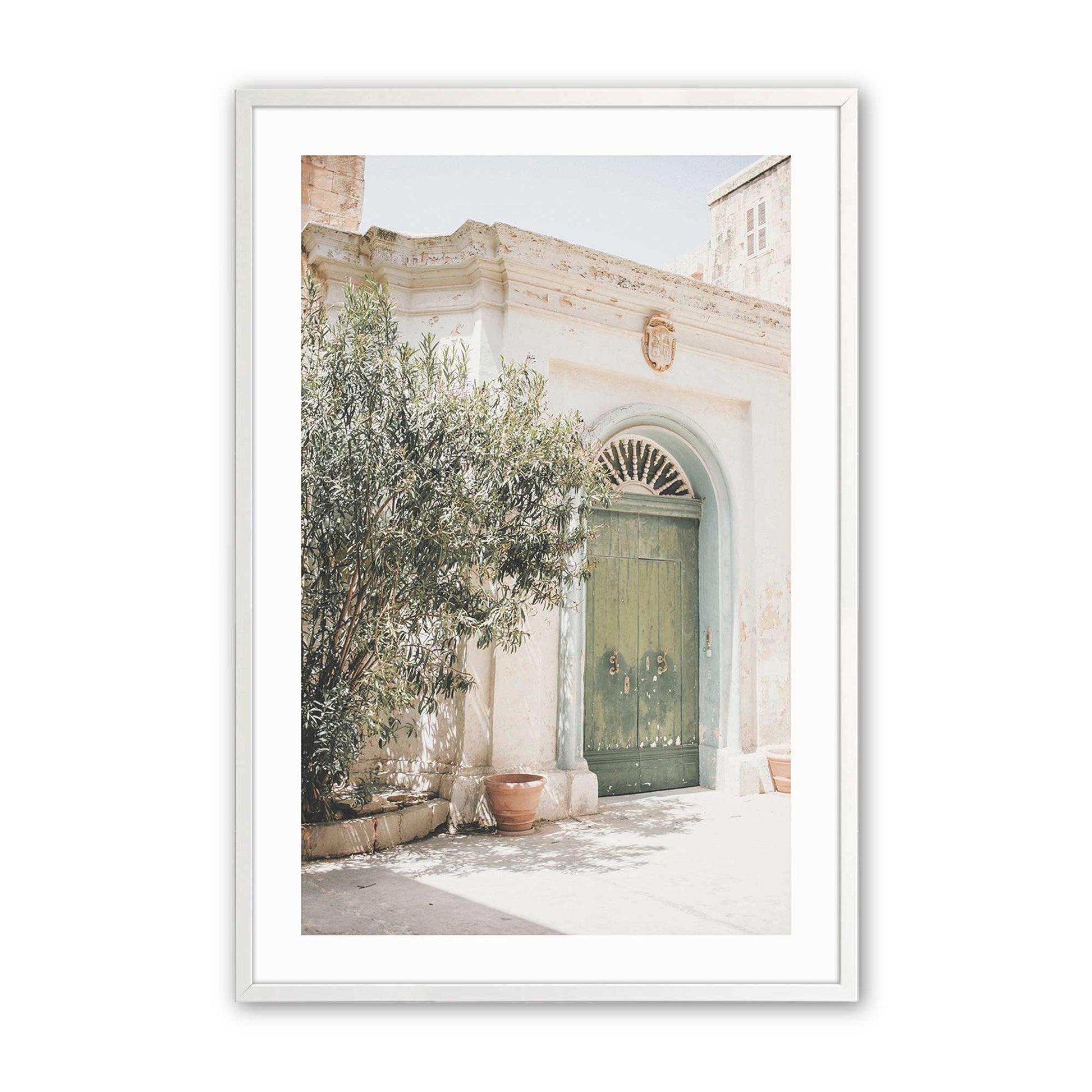 [Color:Opaque White], Picture of art in a Opaque White frame