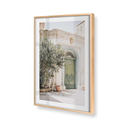 [Color:Raw Maple], Picture of art in a Raw Maple frame of the corner