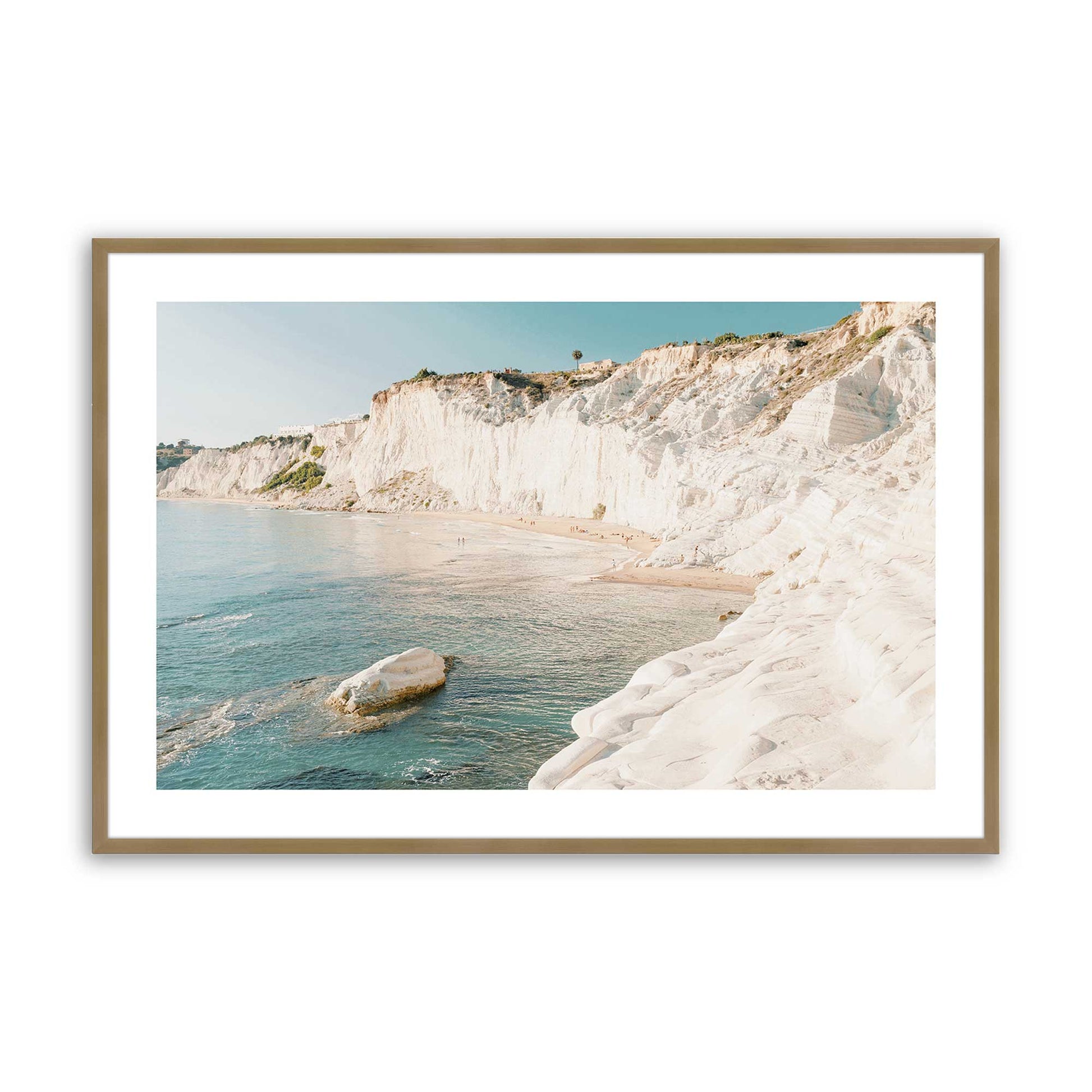 [Color:Brushed Gold], Picture of art in a Brushed Gold frame