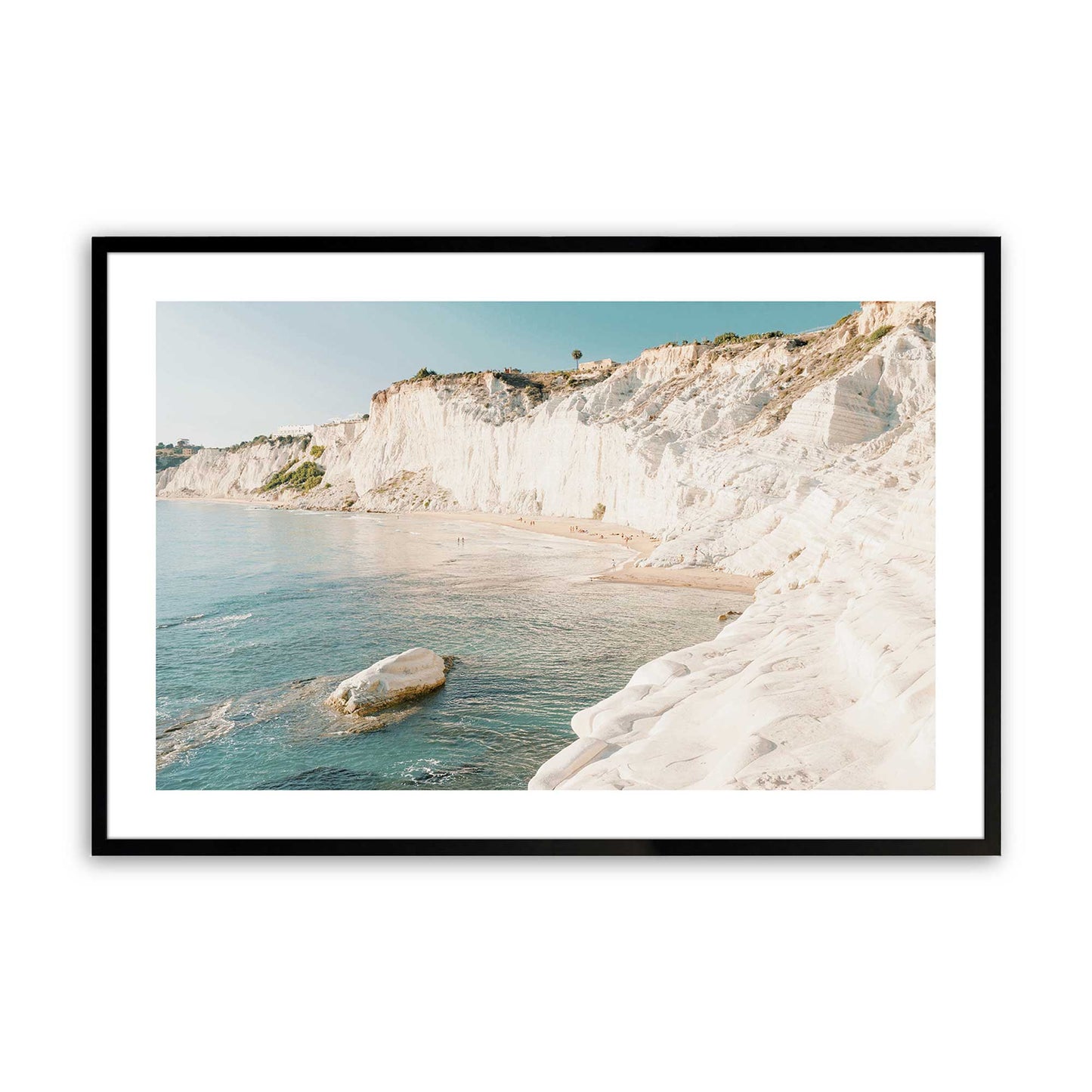 [Color:Satin Black], Picture of art in a Satin Black frame