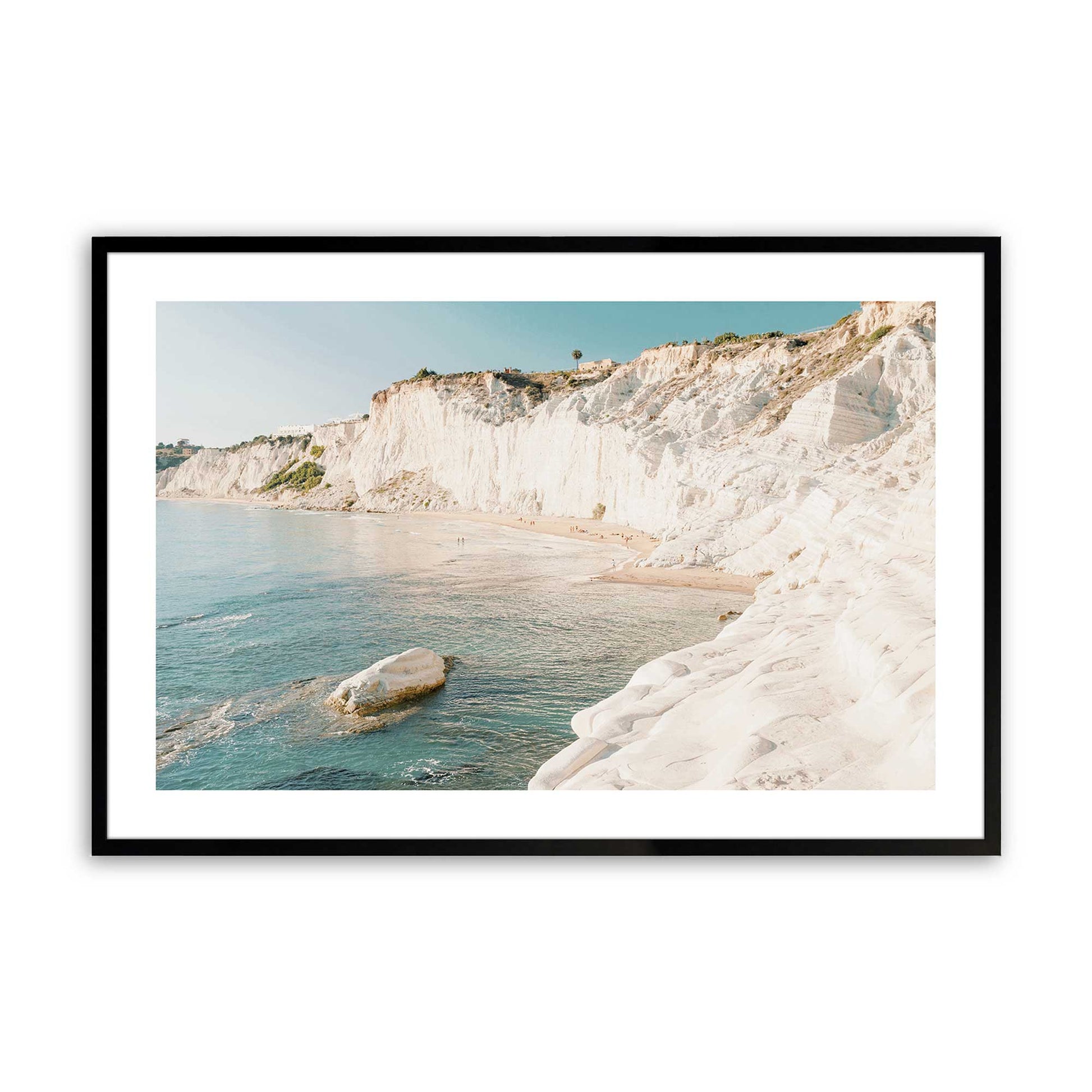[Color:Satin Black], Picture of art in a Satin Black frame