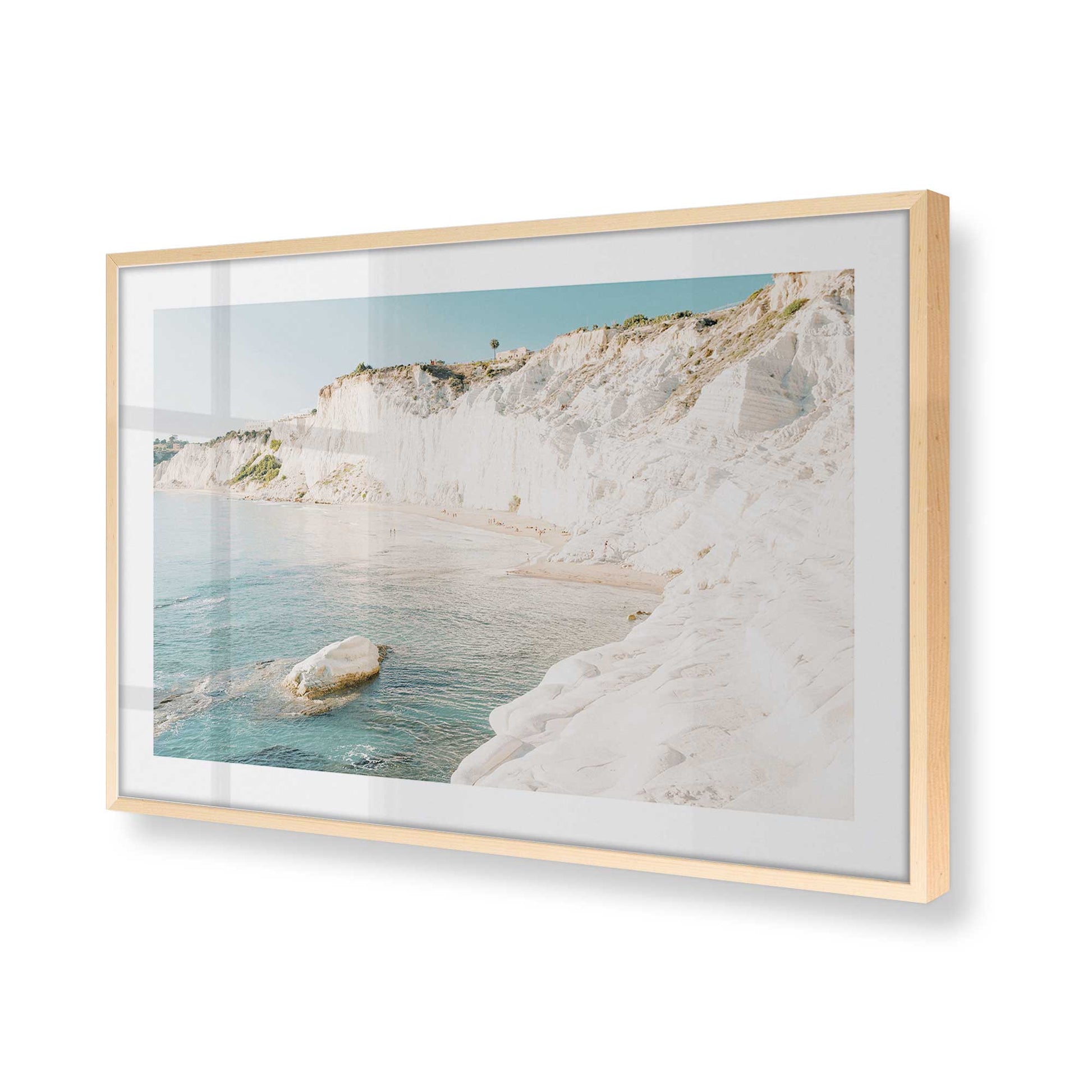 [Color:Raw Maple], Picture of art in a Raw Maple frame of the corner