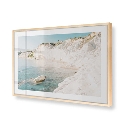 [Color:Raw Maple], Picture of art in a Raw Maple frame of the corner