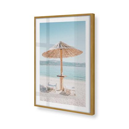 [Color:Polished Gold], Picture of art in a Polished Gold frame of the corner