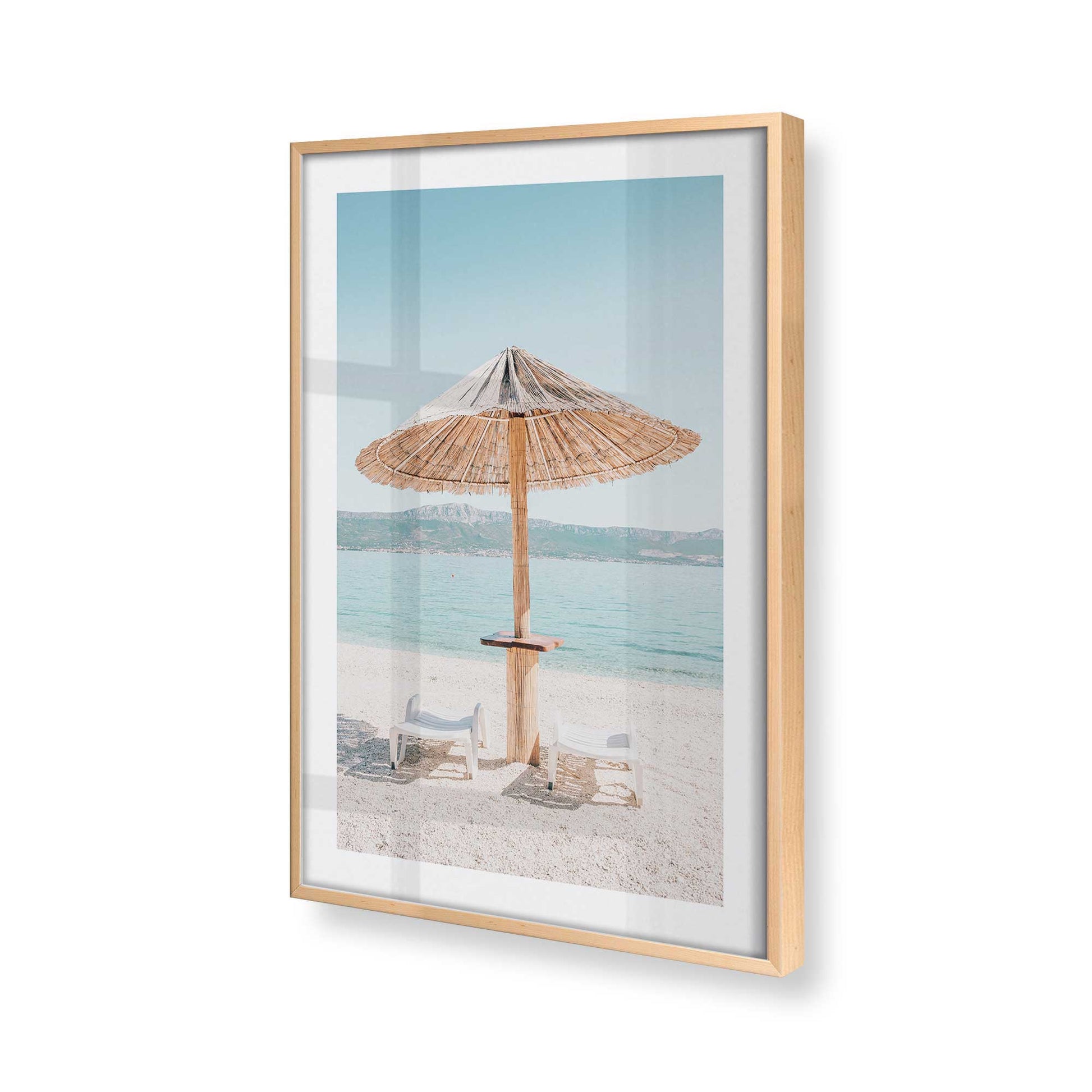 [Color:Raw Maple], Picture of art in a Raw Maple frame of the corner