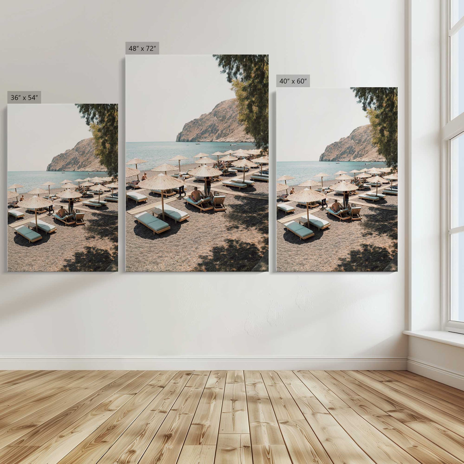[Color:Stretched Canvas], Image showing the size comparisons