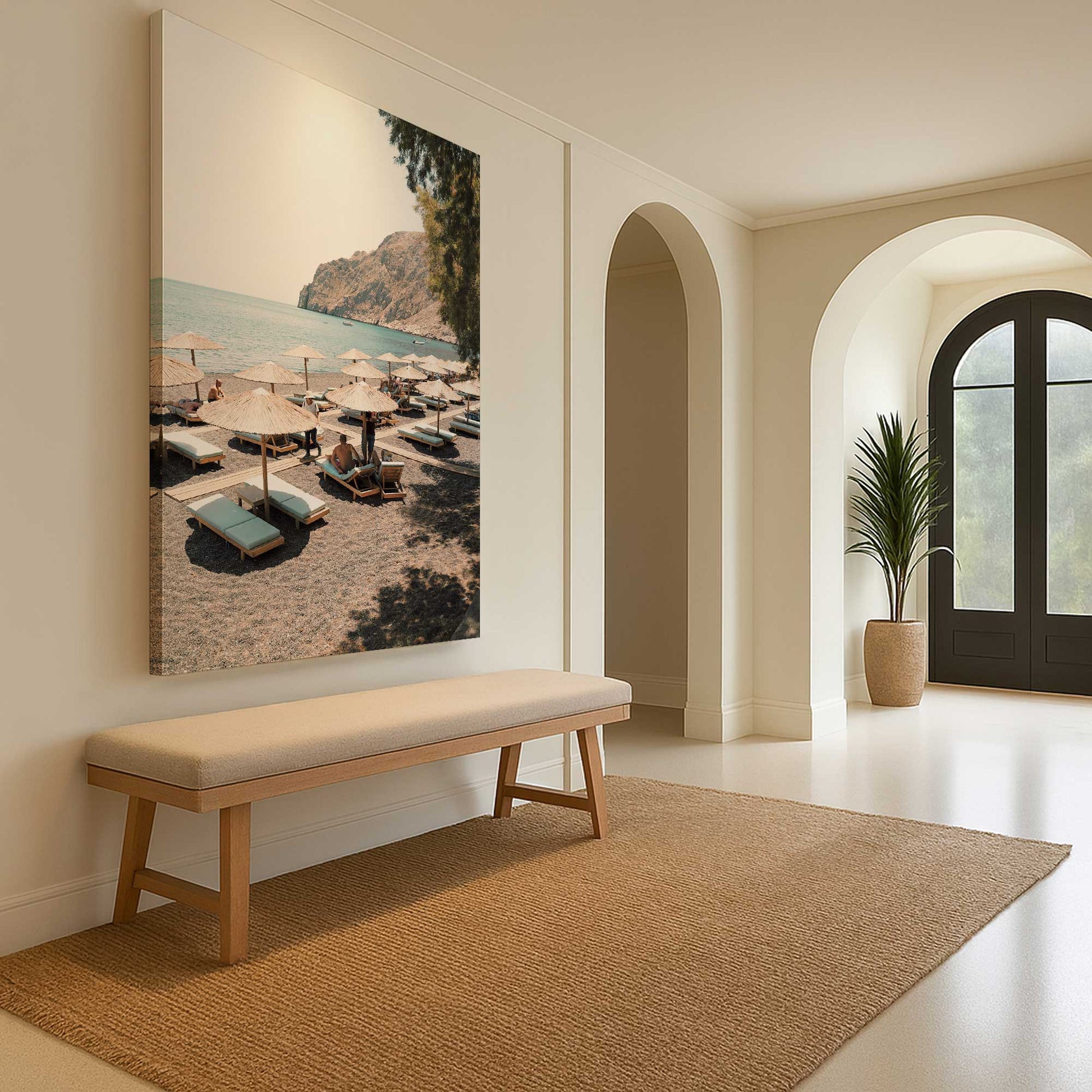 [Color:Stretched Canvas], Picture of art in a room
