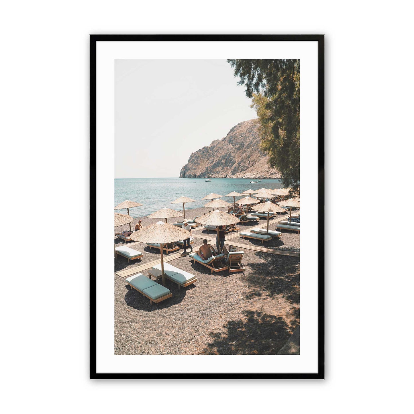 [Color:Satin Black], Picture of art in a Satin Black frame