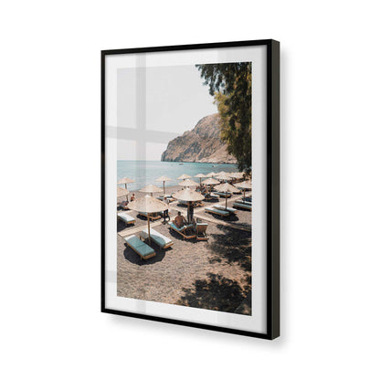 [Color:Satin Black], Picture of art in a Satin Black frame of the corner