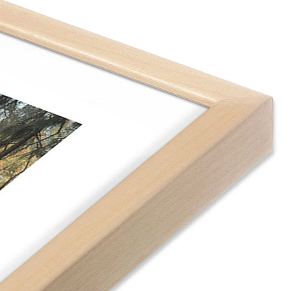 [Color:Raw Maple], Picture of art in a Raw Maple frame at an angle