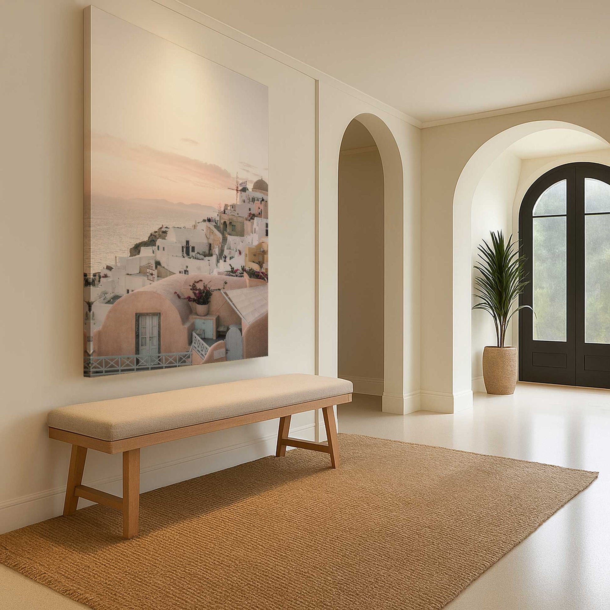 [Color:Stretched Canvas], Picture of art in a room