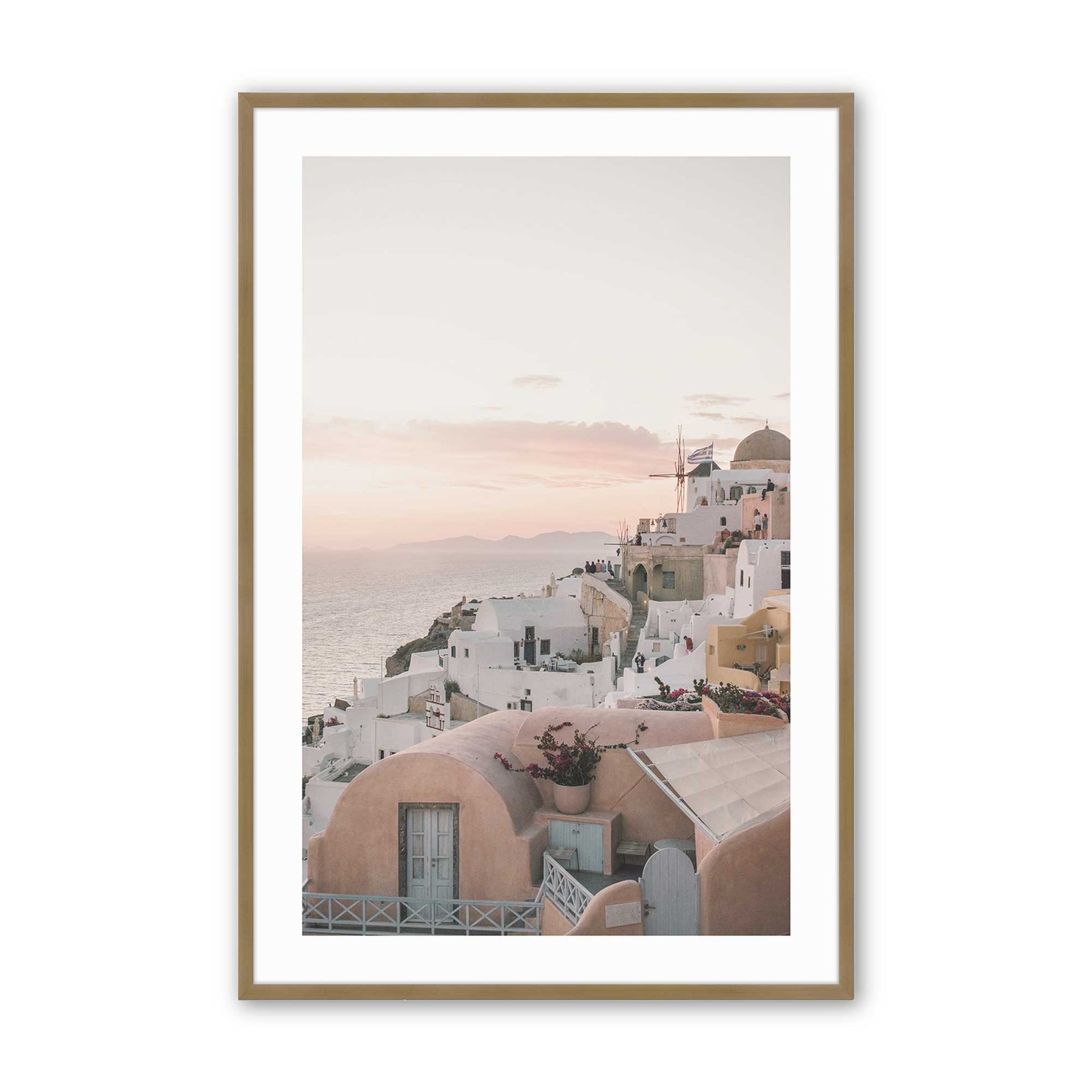 [Color:Brushed Gold], Picture of art in a Brushed Gold frame