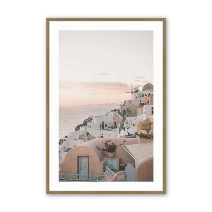 [Color:Brushed Gold], Picture of art in a Brushed Gold frame